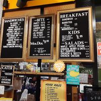 Clean menus at Even Stevens Sandwiches in Logan