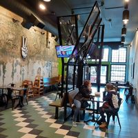 Rustic big space at Even Stevens Sandwiches in Logan