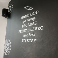 Good vibes in this place!! at Flower Burger in Turin