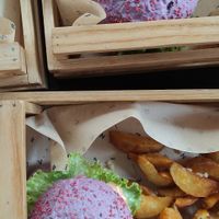 Butterfly burger  at Flower Burger in Turin