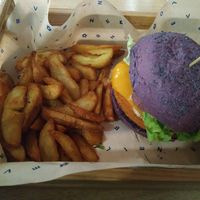 Cheesy ceci at Flower Burger in Turin