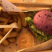 menu cherry bomb  at Flower Burger in Turin