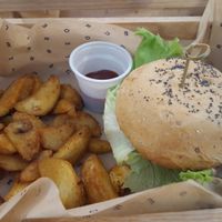 Tofungo burger at Flower Burger in Turin