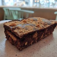 Vegan ginger crunch at Fig and Sparrow in Manchester