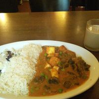 Mushroom & peas Panir at Chandni in Berlin