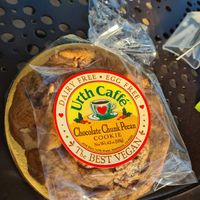 vegan cookie! at Urth Caffe in Laguna Beach