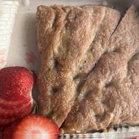 kids pbj on ciabatta to make it vegan   at Urth Caffe in Laguna Beach