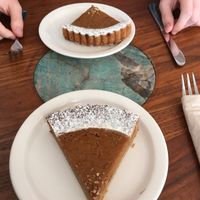 Victory Vegan Pumpkin Pie  at Urth Caffe in Laguna Beach
