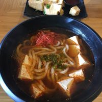 Udon Tofu at Gu Ramen Taps and Tapas in Laguna Beach