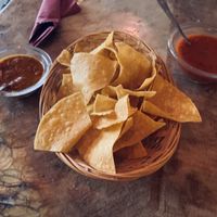 Chips and salsa  at Fajitas in Paris