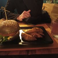 Falafel burger at Gorilla in Turin