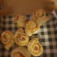 Ham and garlic scrolls at Harry's Gourmet Pizza in Adamstown