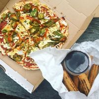 Vegan Mexican with Vegan Churros at Harry's Gourmet Pizza in Adamstown