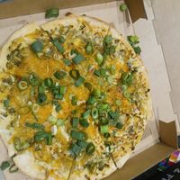 Pesto pizza at Harry's Gourmet Pizza in Adamstown