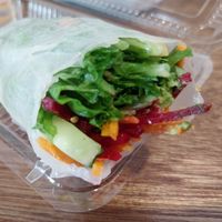 Veg avocado rice paper roll at Peko Peko in Dunsborough