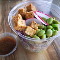 Noodle and Tofu Salad at Peko Peko in Dunsborough
