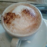 Best soy coffee! at Veggiezz - Alserbachstr in Vienna