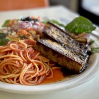 Tofu Steak Dinner  at Mama Says in Torrance