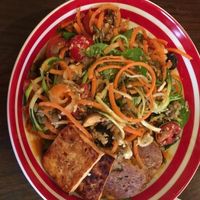 Healthy noodles with tofu! at Veggie Vibez in Ashton Under Lyne
