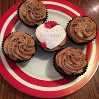 Birthday cupcakes :) at Veggie Vibez in Ashton Under Lyne