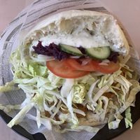 Erbsendöner😋  at Veganel in Nuremberg