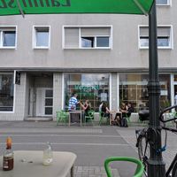 Outside at Veganel in Nuremberg