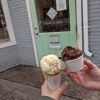 Birthday Cake & chocolate at Charm School in Richmond