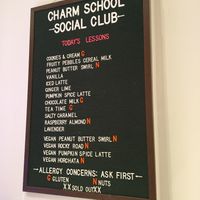 Flavors 🍦 at Charm School in Richmond