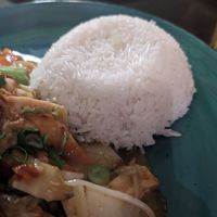 Rice, veggies and tofu in lemongrass sauce at Bonjour Saigon in Cologne