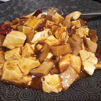 Mapo tofu at Oriental Vegetarian 東方素 in Hong Kong Island