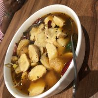 Mushroom soup at Oriental Vegetarian 東方素 in Hong Kong Island