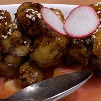 Mushroom dish at Oriental Vegetarian 東方素 in Hong Kong Island