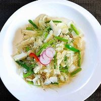 Glass noodles at Oriental Vegetarian 東方素 in Hong Kong Island