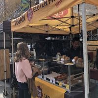Body and soul booth   at Farmer's Market - Union Square in New York City