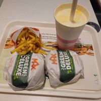 Burgers, chips and shake at MAX - Vasagatan in Stockholm