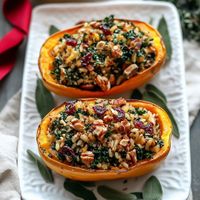 Stuffed Butternut squash at True Food Kitchen in Fairfax