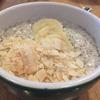Chia seed pudding. at True Food Kitchen in Fairfax