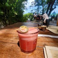 Vodka Watermelon at La Playita in Bacalar