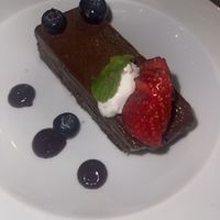 Chocolate pie   at La Playita in Bacalar