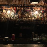 Cool bar at La Playita in Bacalar