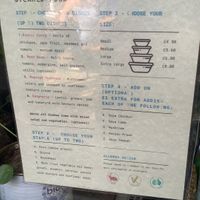  Vantra menu at Vantra Eden in West London