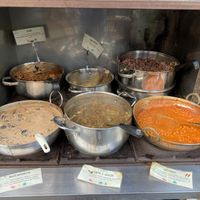 Hot food at Vantra Eden in West London