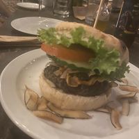 Coco burger  at Luv Burger in Nosara
