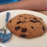 chocolate chip cookie at Luv Burger in Nosara