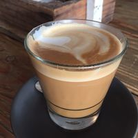 Coffee, latte.  at The Glass Onion Society in Long Jetty