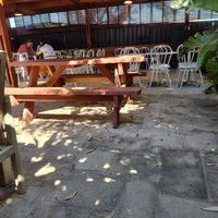 Seating area at Komuniti in Long Jetty