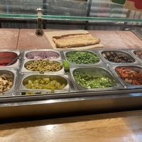 Toppings  at Jahnun Bar in Jerusalem