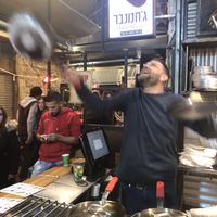 How the food is made  at Jahnun Bar in Jerusalem