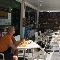 Terrace at Aqui y Ahora  in Lanzarote
