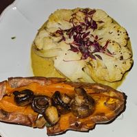 Cauliflower steak at Raiz in Porto